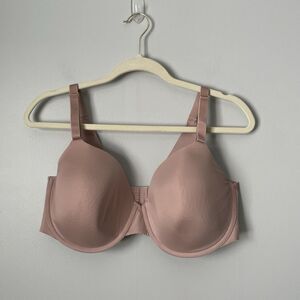 SOMA Vanishing 360 Perfect Coverage Bra Mauve Beige Supportive Women's Size 38DD